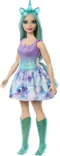 Barbie Pohádková víla jednorožec fialová HRR12